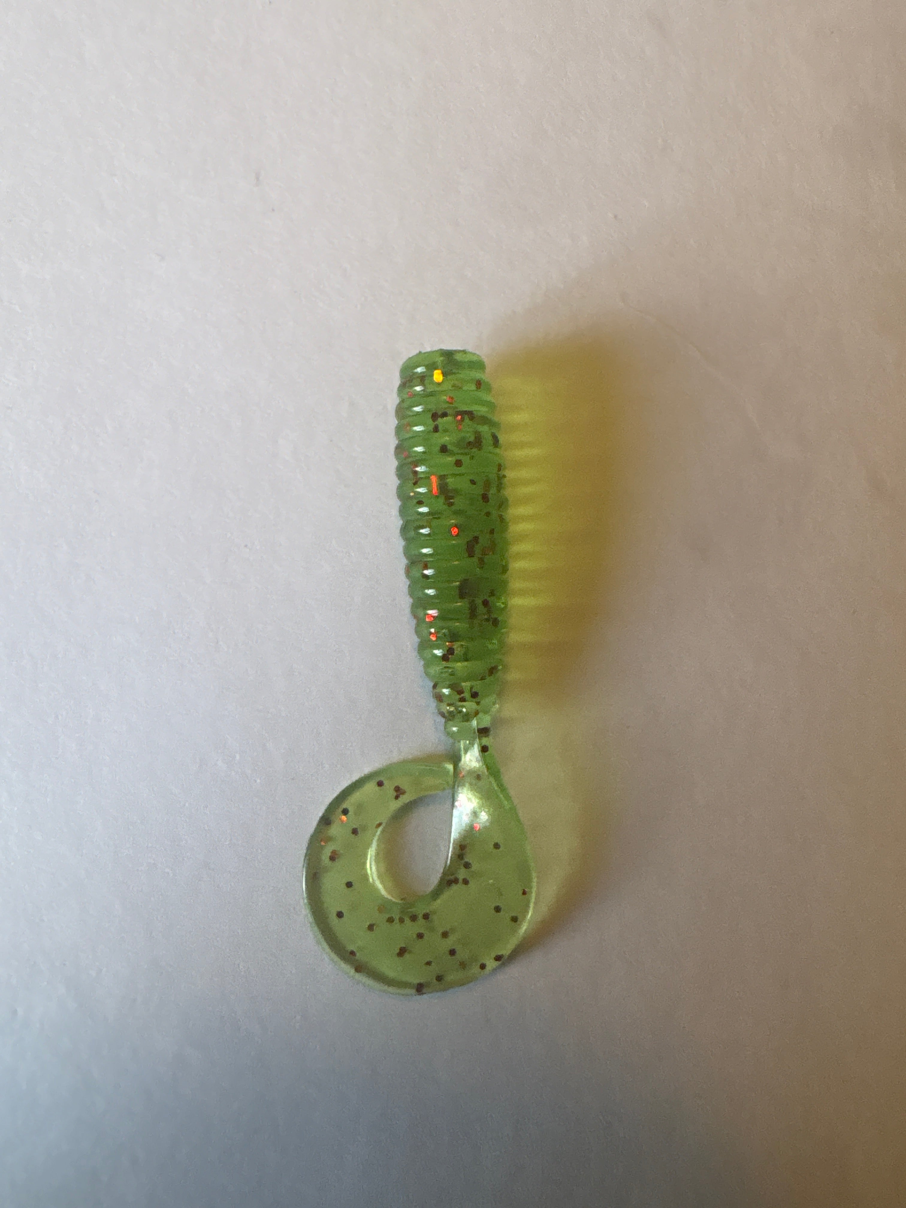 Light Pumpkin 2 Inch Crappie Grub