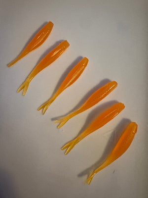 Tangerine Glow 2 inch Tracer Shads