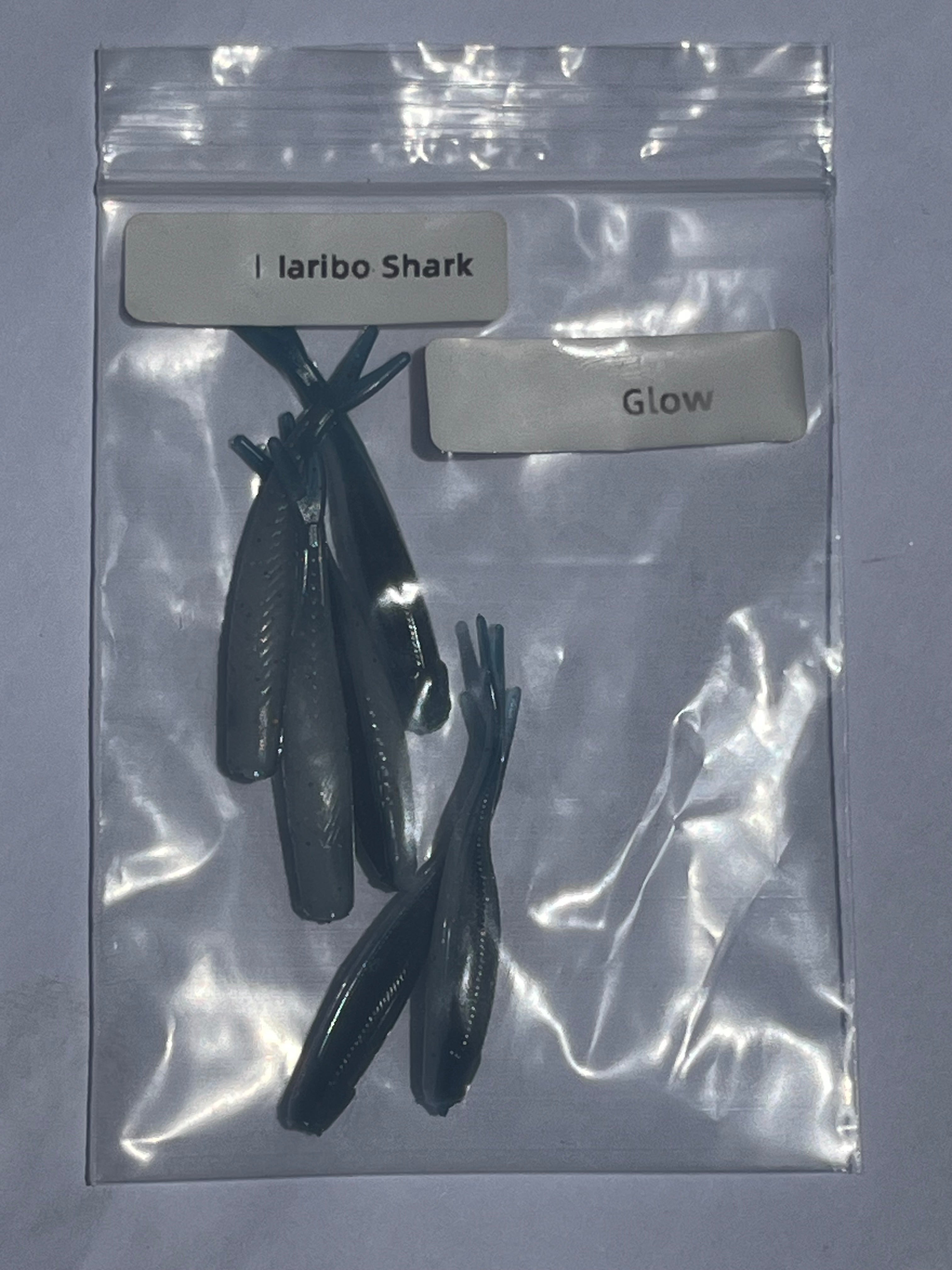 Haribo Shark and GLOW 2 inch Tracer Shads
