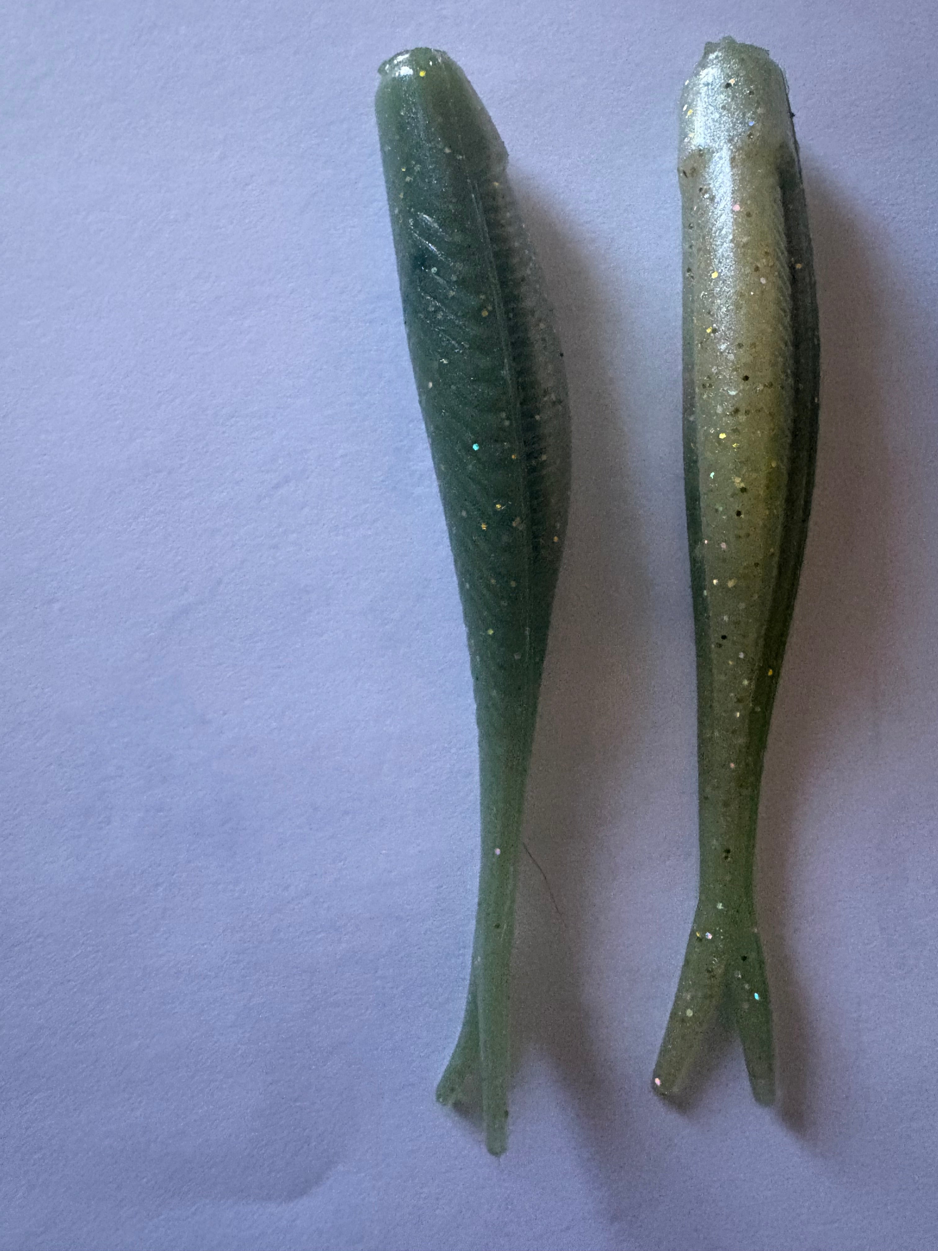 Natural Shad with Sparkles 3 inch Tracer Shads