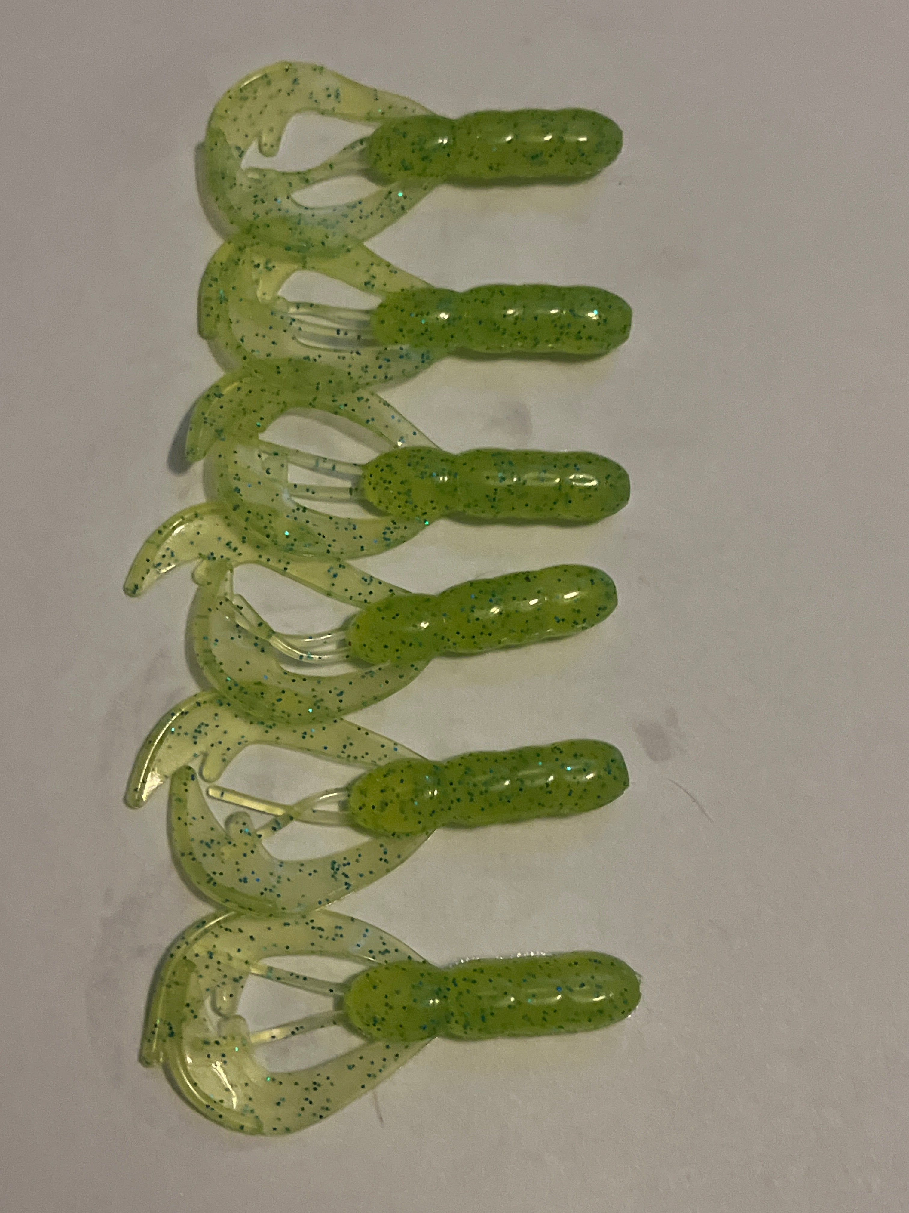 Light Green with Sparkles Crawdads