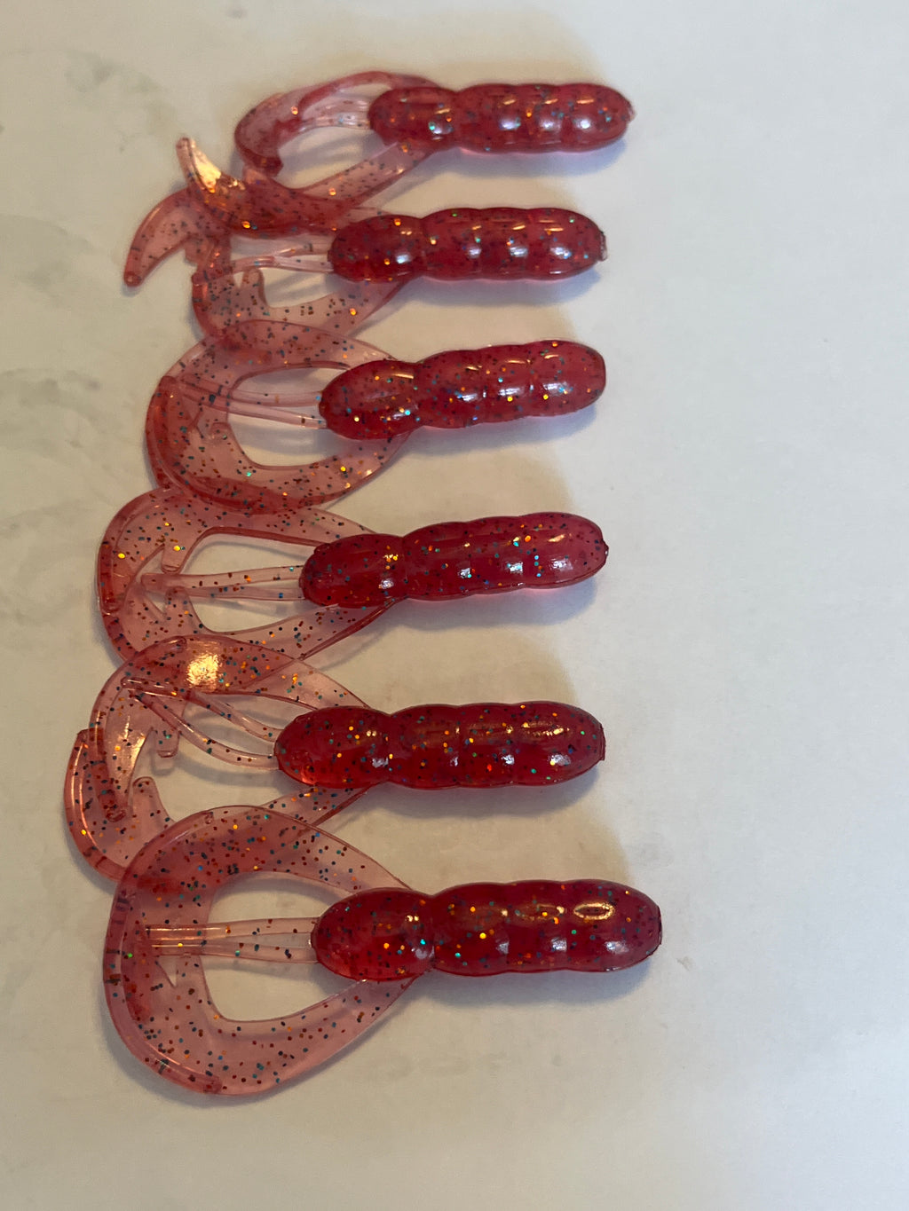 Pink with  Sparkles Crawdads