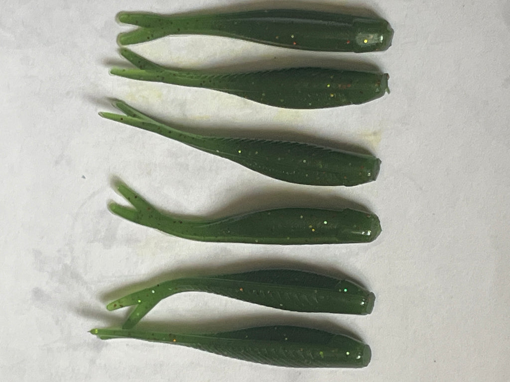 Dark Pumpkin 2 inch Tracer Shad