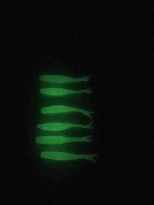 New Years GLOW 2 inch Tracer Shads