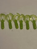 Light Green with Sparkles Crawdads