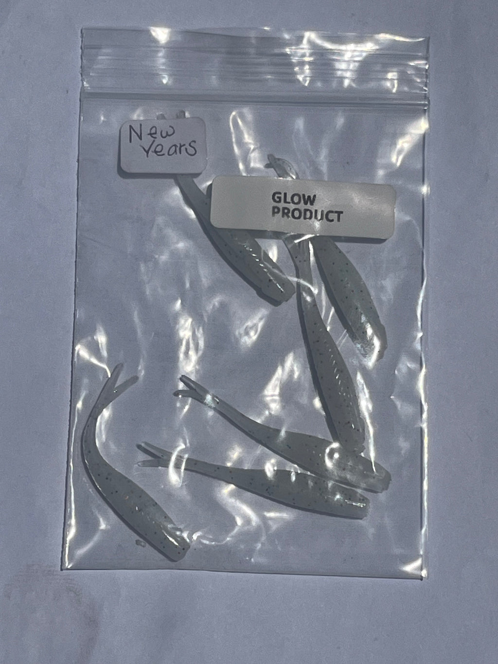 New Years GLOW 2 inch Tracer Shads