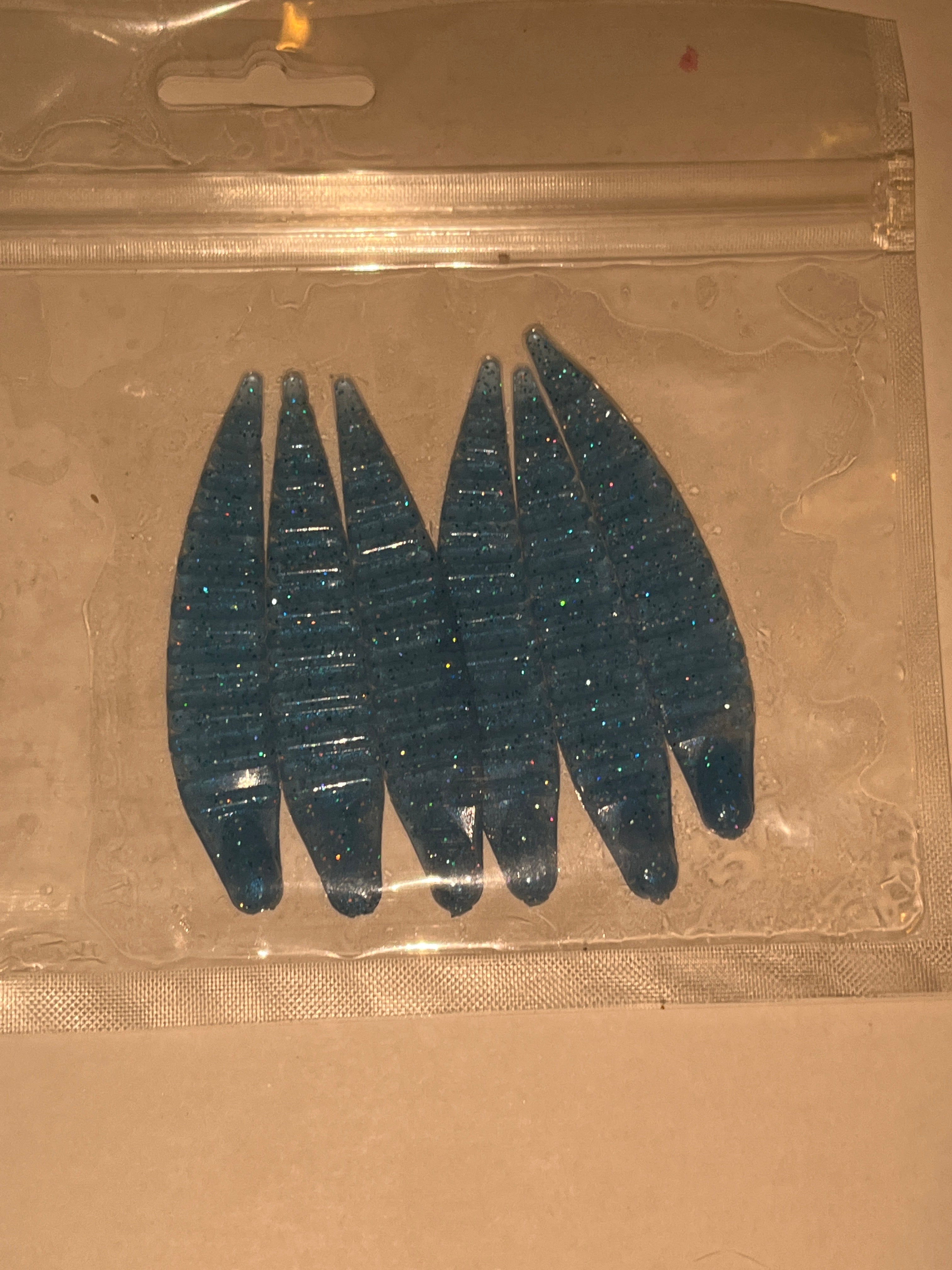 Light Blue With Sparkles Leeches