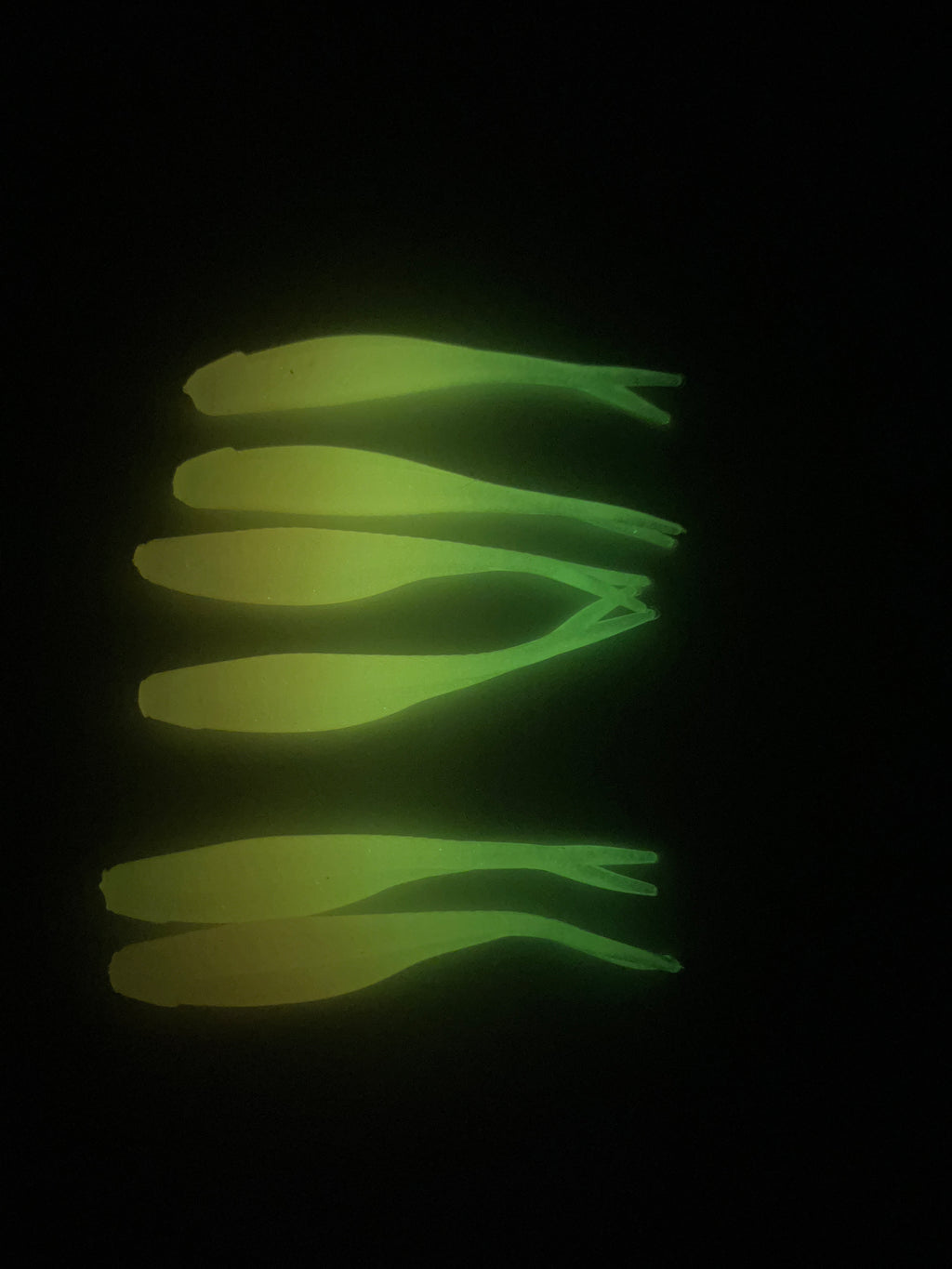 Peaches and Cream Glow 3 inch Flukes