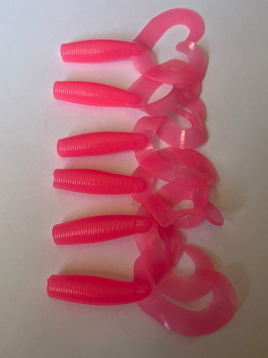 Pink Starburst Hula Grubs