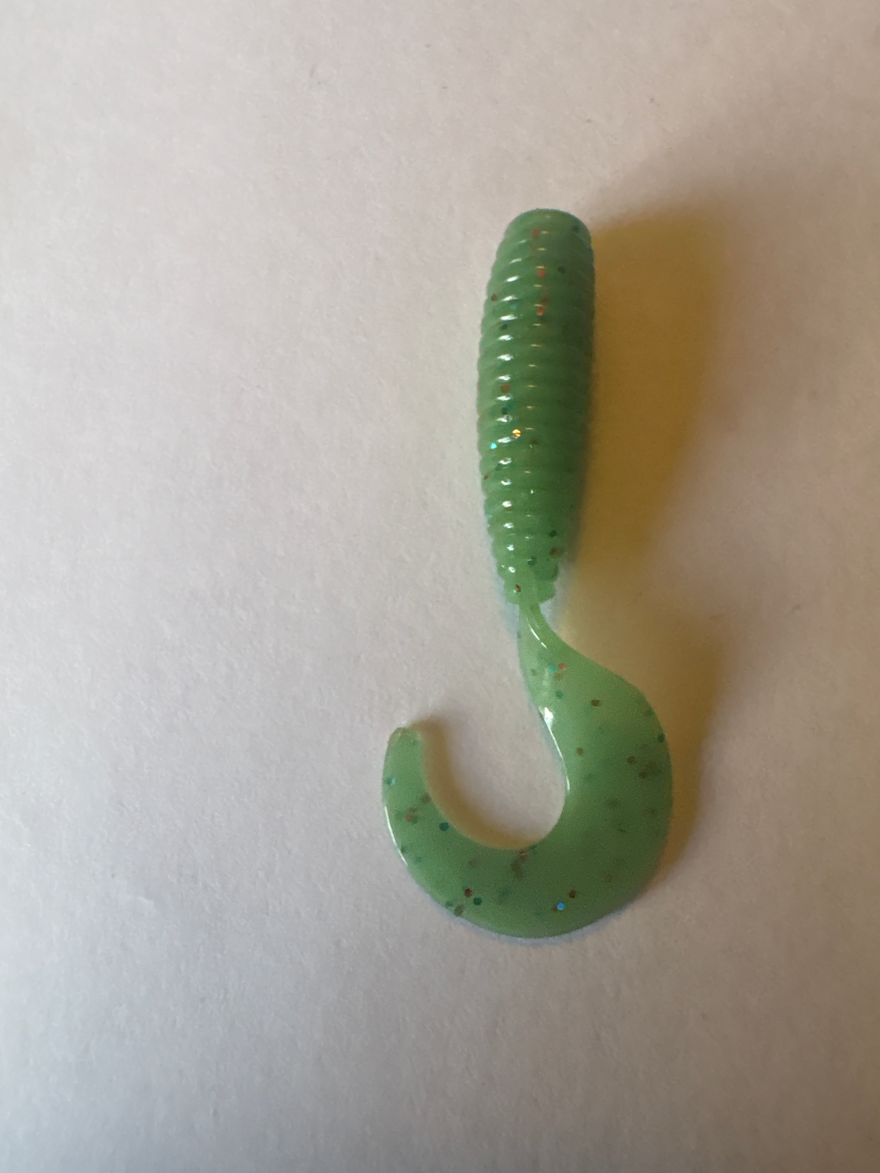 Turquoise 2 inch Crappie Grubs