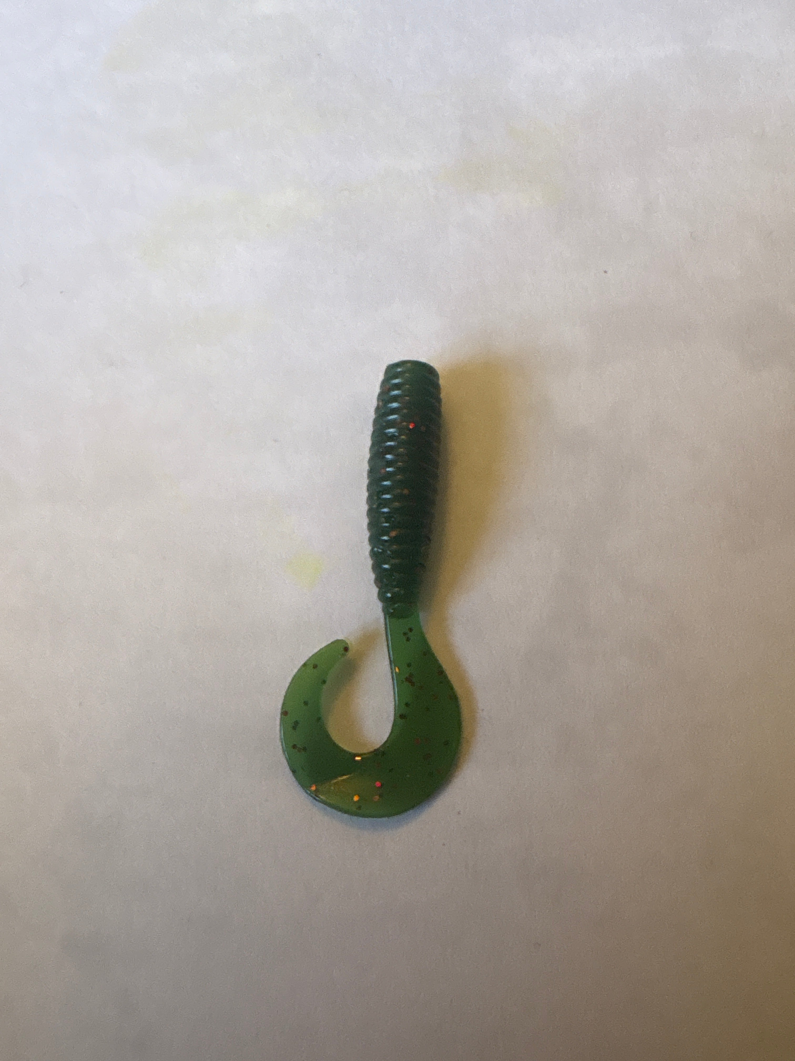 Dark Pumpkin 2 inch Crappie Grubs