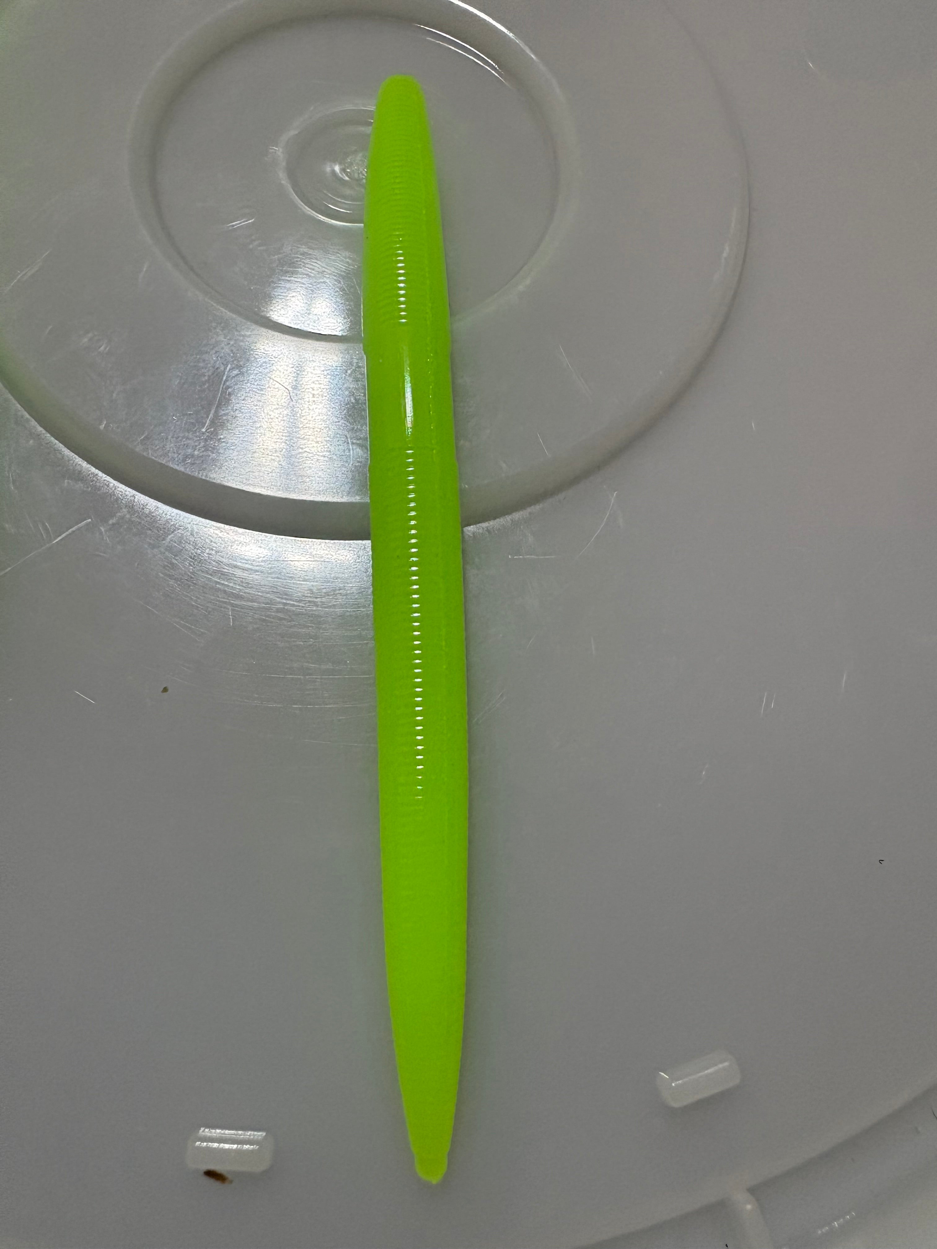 Goosebump Green Senko 5 Inch Glow in the dark